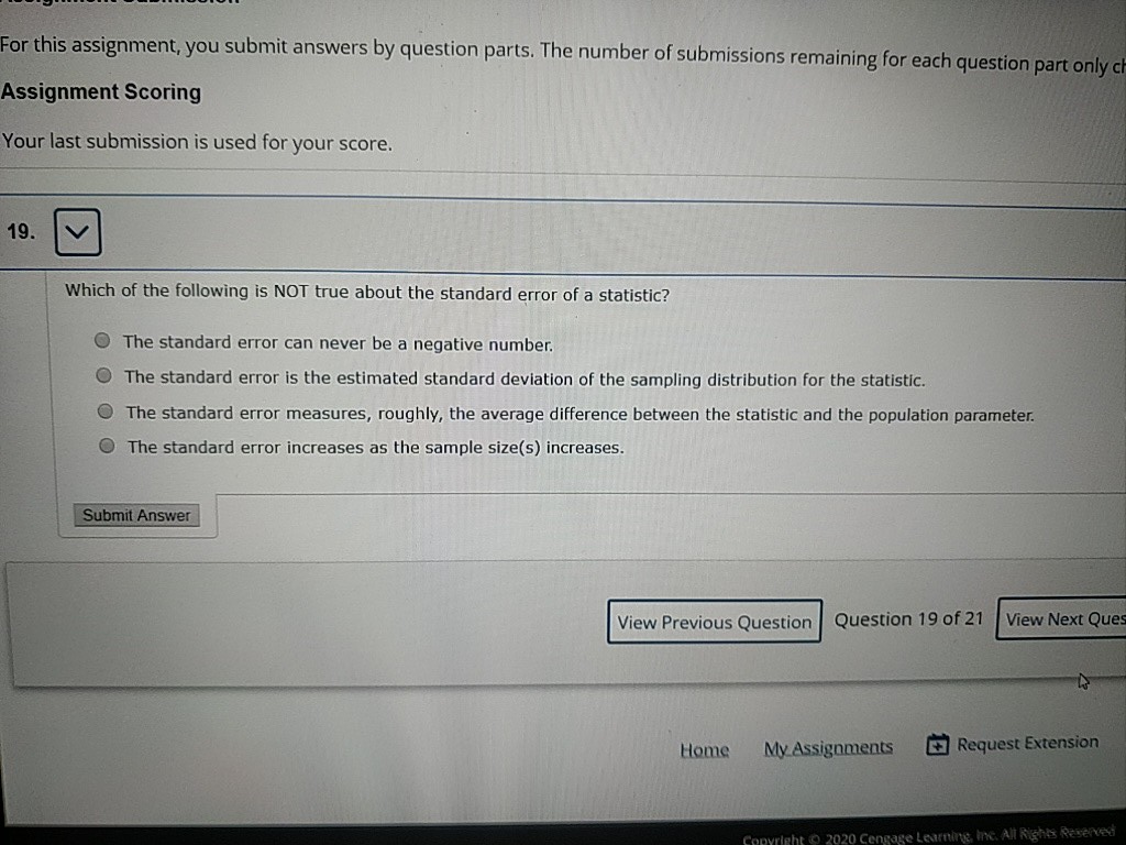 Solved For this assignment, you submit answers by question | Chegg.com