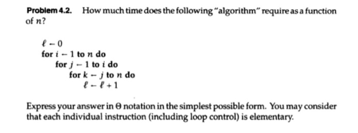 Solved Problem 4.2. How much time does the | Chegg.com