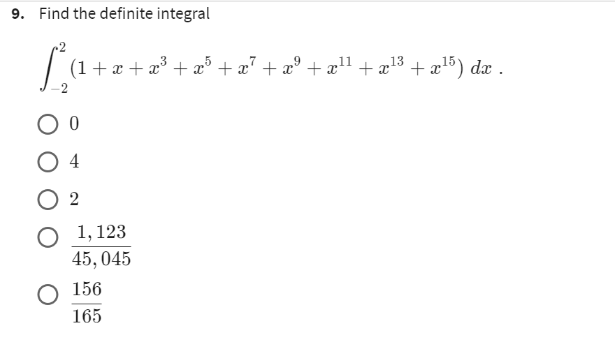 Solved Find the definite | Chegg.com