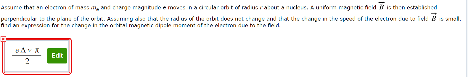 Solved Assume that an electron of mass me and charge | Chegg.com