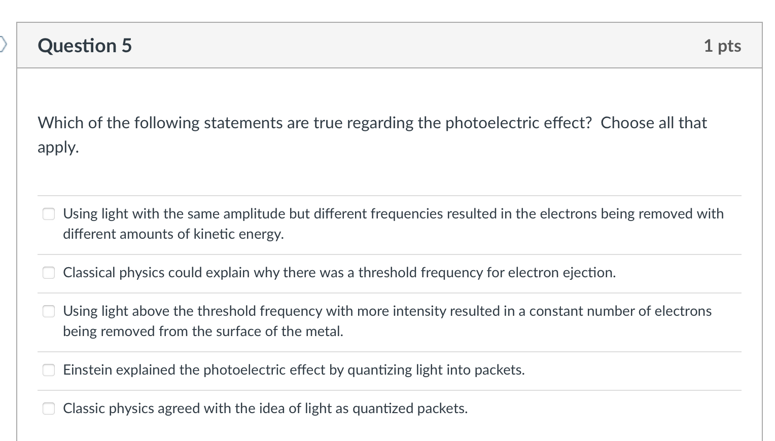 Solved Which of the following statements are true regarding | Chegg.com