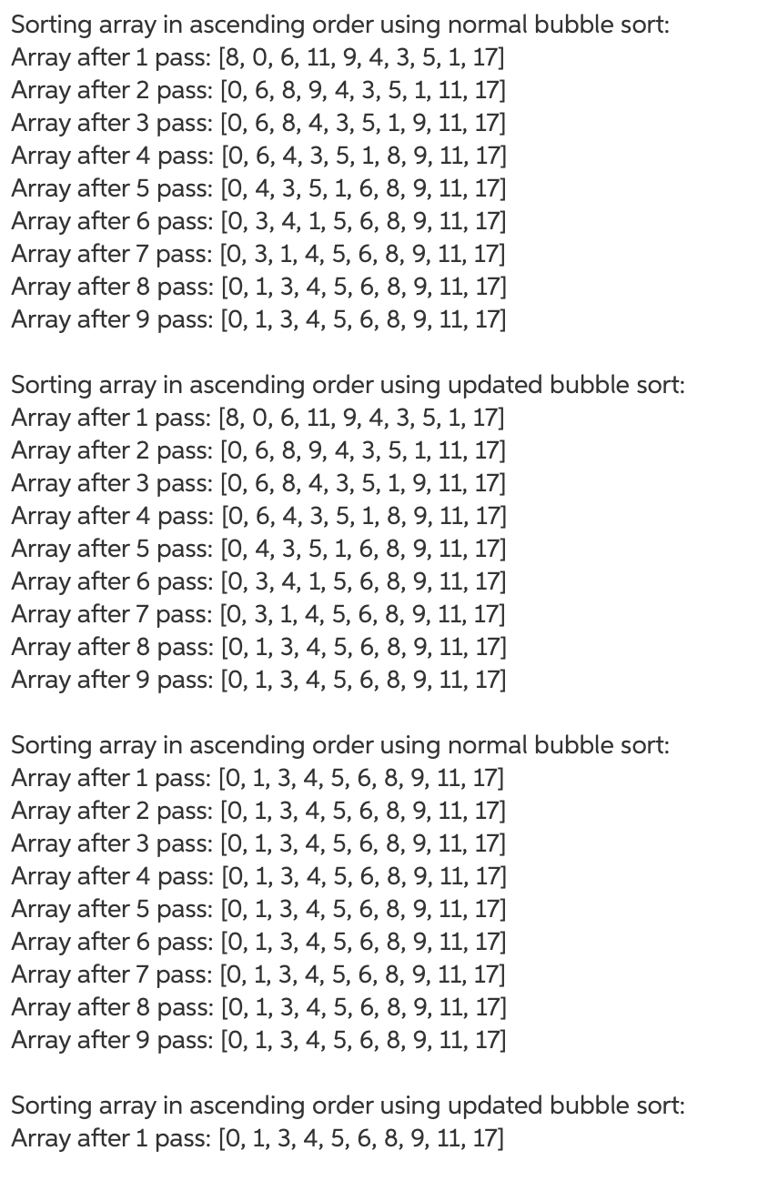 Solved Java- I'm trying to print two arrays(one already | Chegg.com