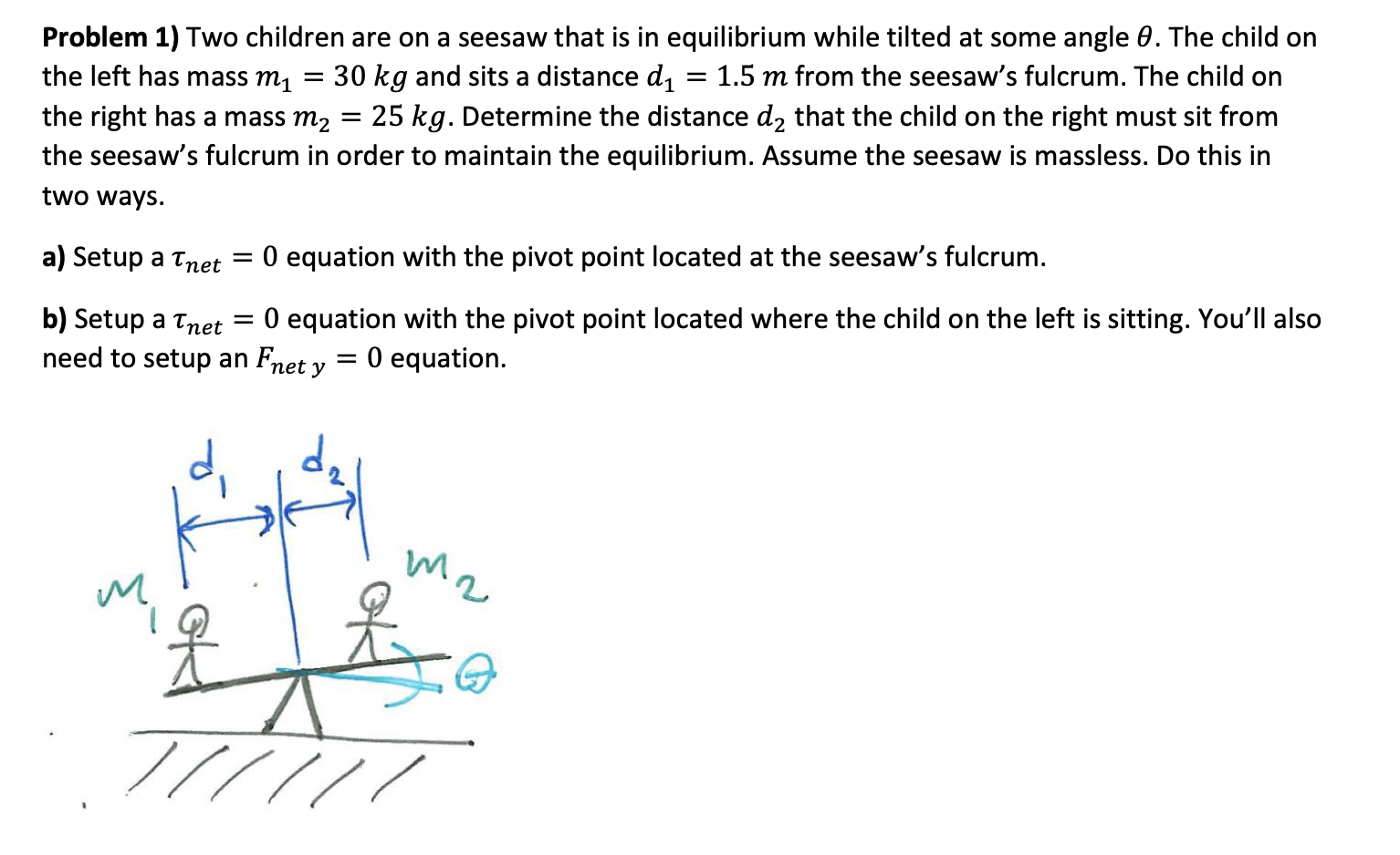 Solved Problem 3) Two particles collide in an imperfect
