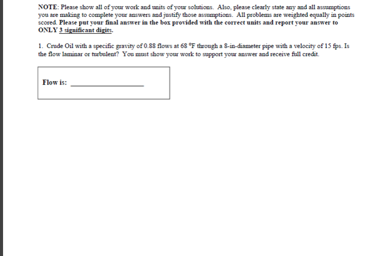 Solved NOTE: Please show all of your work and units of your | Chegg.com