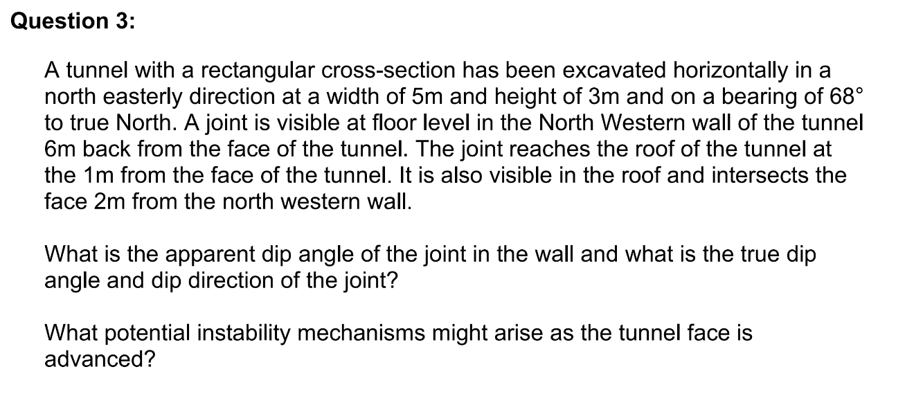 Rectangular Shape Tunnel Solved Question 3:A tunnel with a rectangular cross-section | Chegg.com