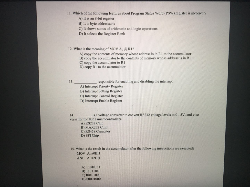 Solved 11. Which of the following features about Program | Chegg.com