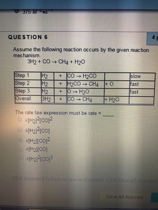 Solved Assume the following reaction occurs by the given | Chegg.com