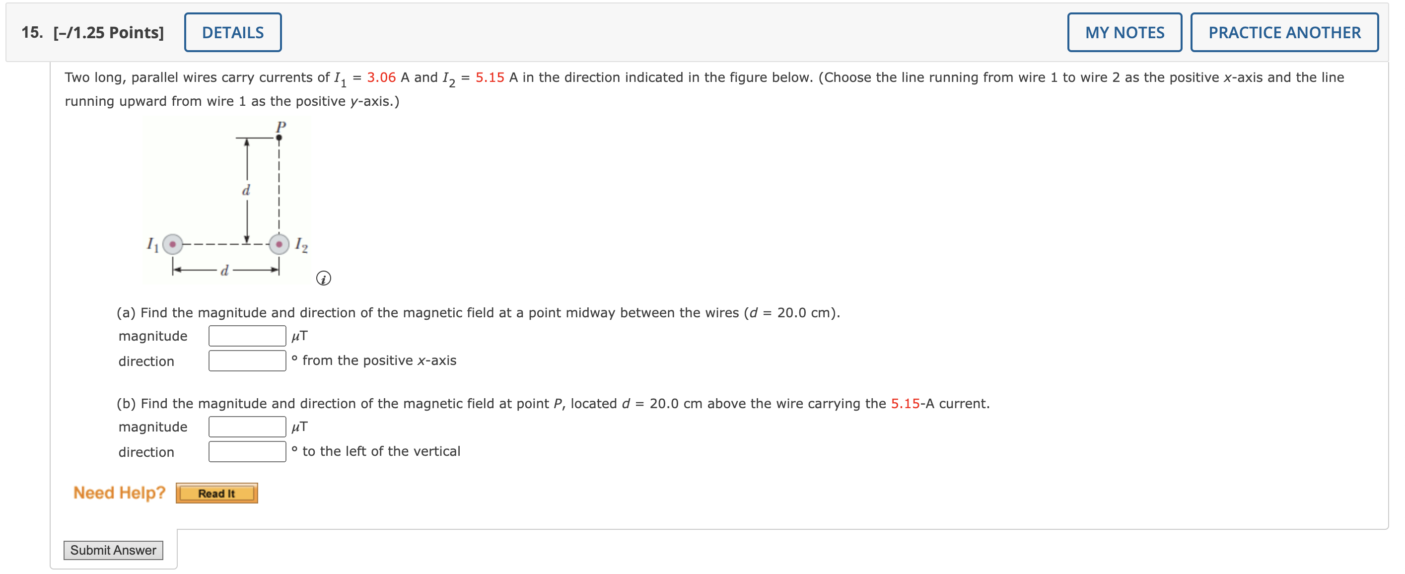 Solved running upward from wire 1 ﻿as the positive | Chegg.com