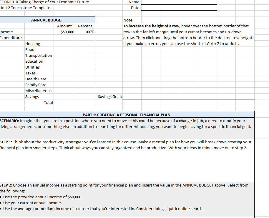 Solved Touchstone 2 Creating A Personal Chegg