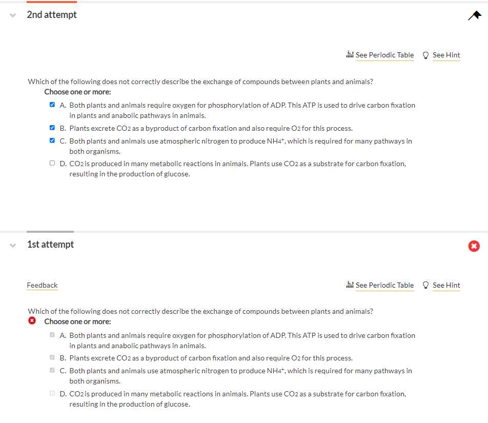 Solved Which Of The Following DOES NOT Correctly Describe Chegg