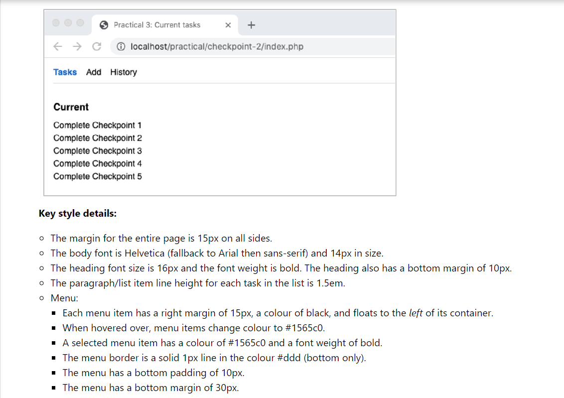 solved-this-checkpoint-will-involve-adding-a-menu-to-your-chegg