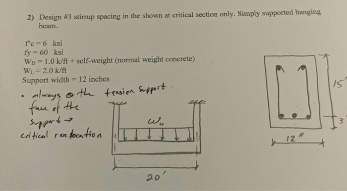 spacing between stirrups in beams – Railings Design Resources