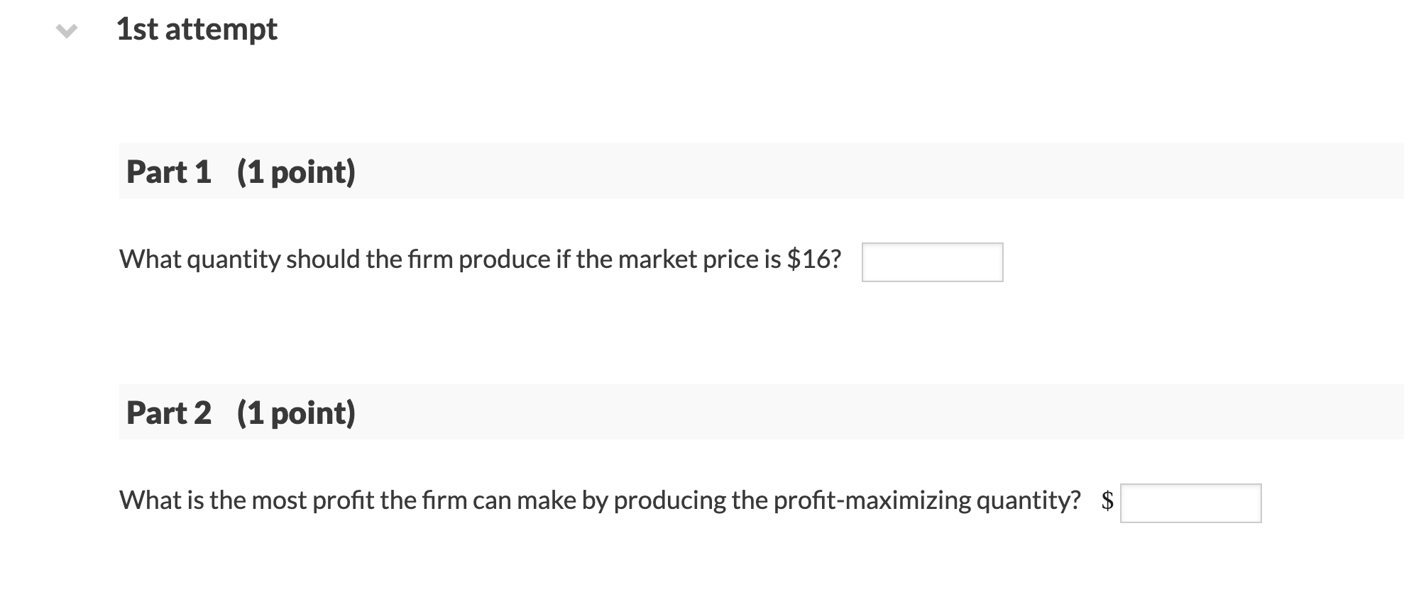 Solved 26 Question (2 points) Use this graph to answer the | Chegg.com