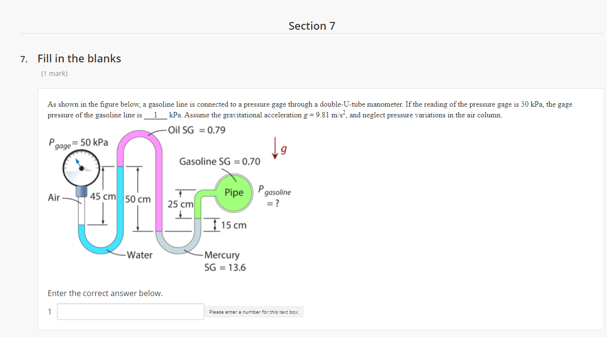 Solved Section 7 7. Fill in the blanks (1 mark) As shown in | Chegg.com