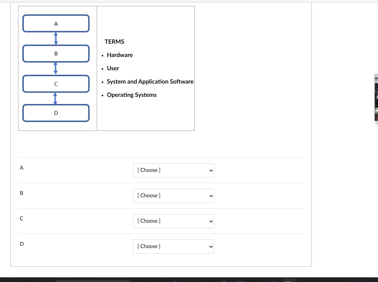 Solved A [ Choose ] B [ Choose ] C [ Choose ] D [ Choose ] | Chegg.com