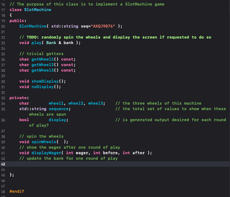C++ Only: Say you are playing a three-wheel slot | Chegg.com