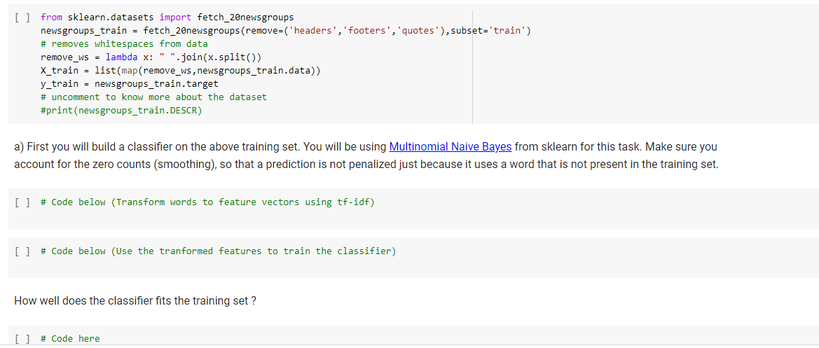 - 2.Multi-label classification using Naive Bayes (5 | Chegg.com