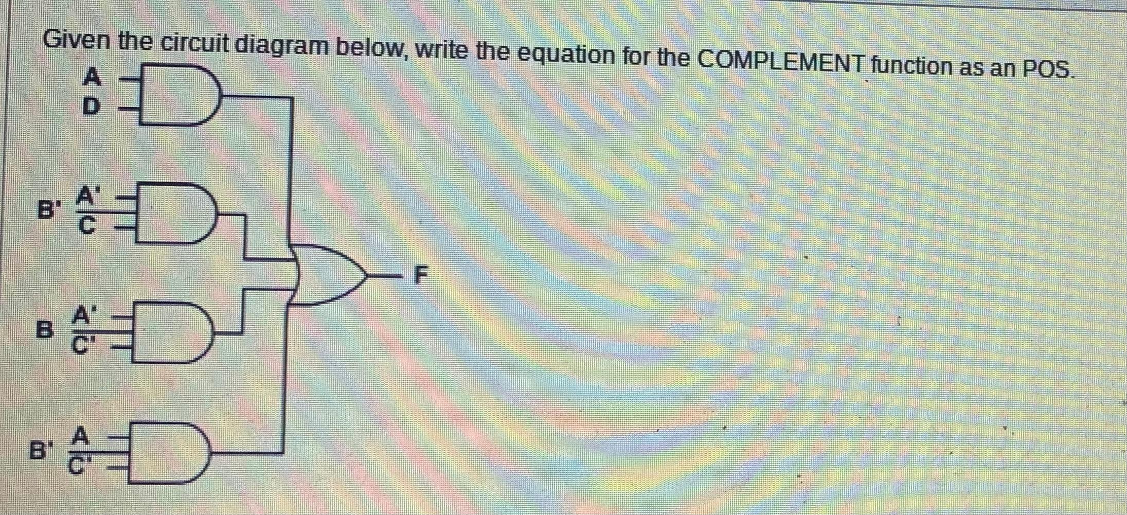 Solved Given The Circuit Diagram Below Write The Equation | Chegg.com