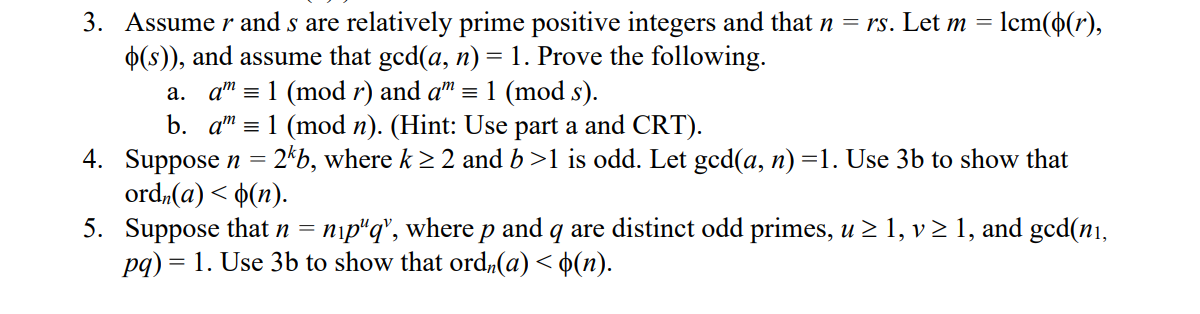 Solved 3. Assume r and s are relatively prime positive | Chegg.com