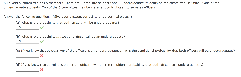 Solved A university committee has 5 members. There are 2 | Chegg.com