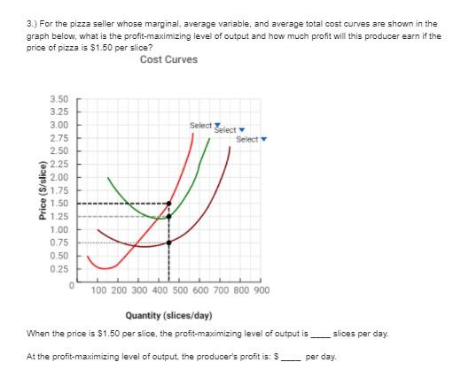 Solved 3 For The Pizza Seller Whose Marginal Average Chegg
