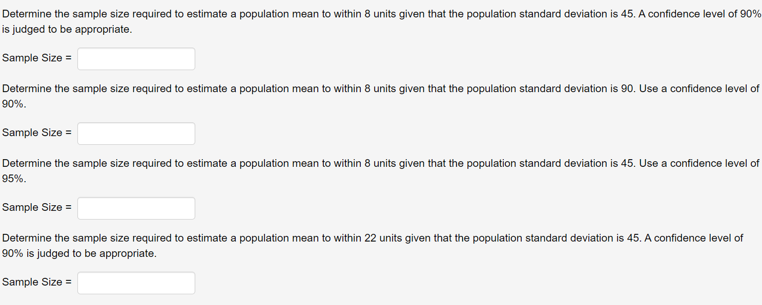 Determine the sample size required to estimate a | Chegg.com
