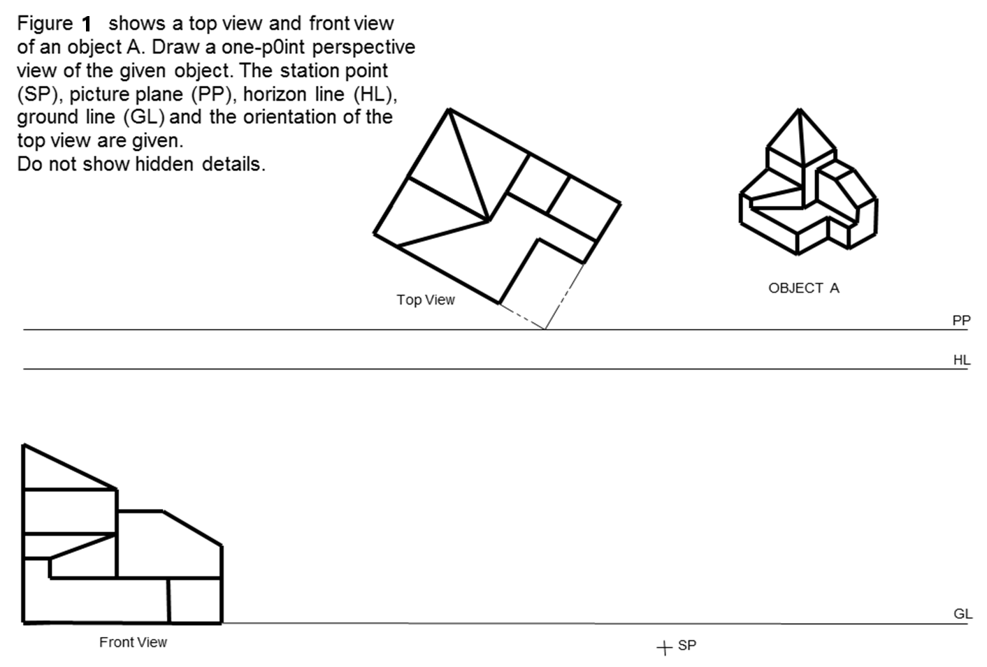 solved-figure-1-shows-a-top-view-and-front-view-of-an-object-chegg