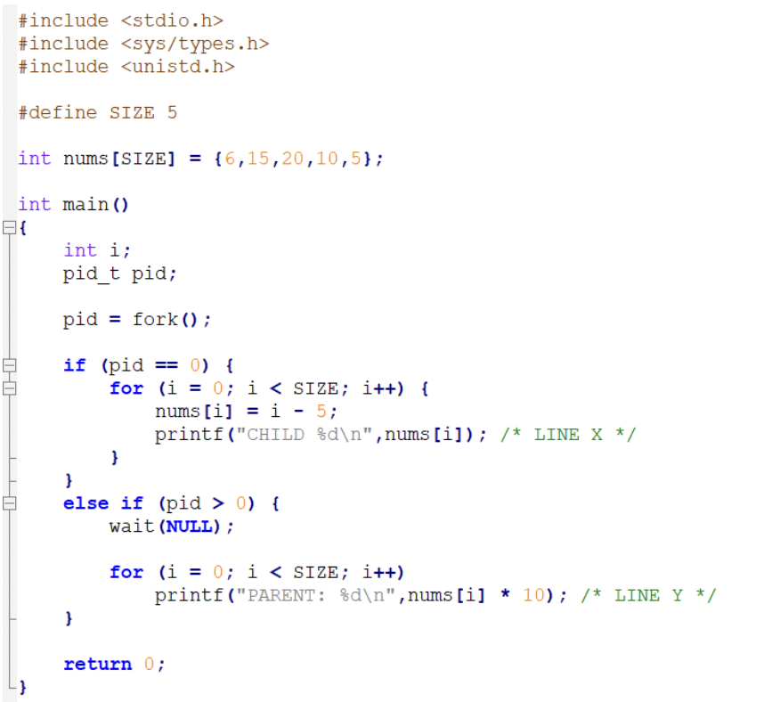 Solved Using the program shown below, explain what the | Chegg.com