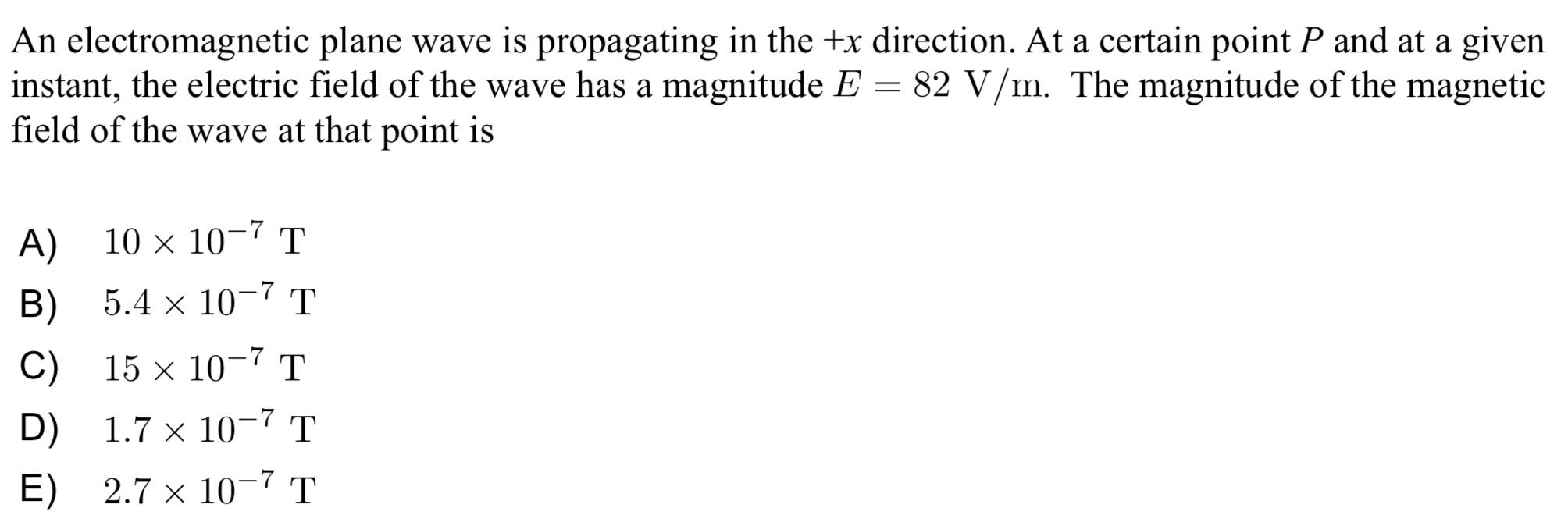 Solved a An electromagnetic plane wave is propagating in the | Chegg.com