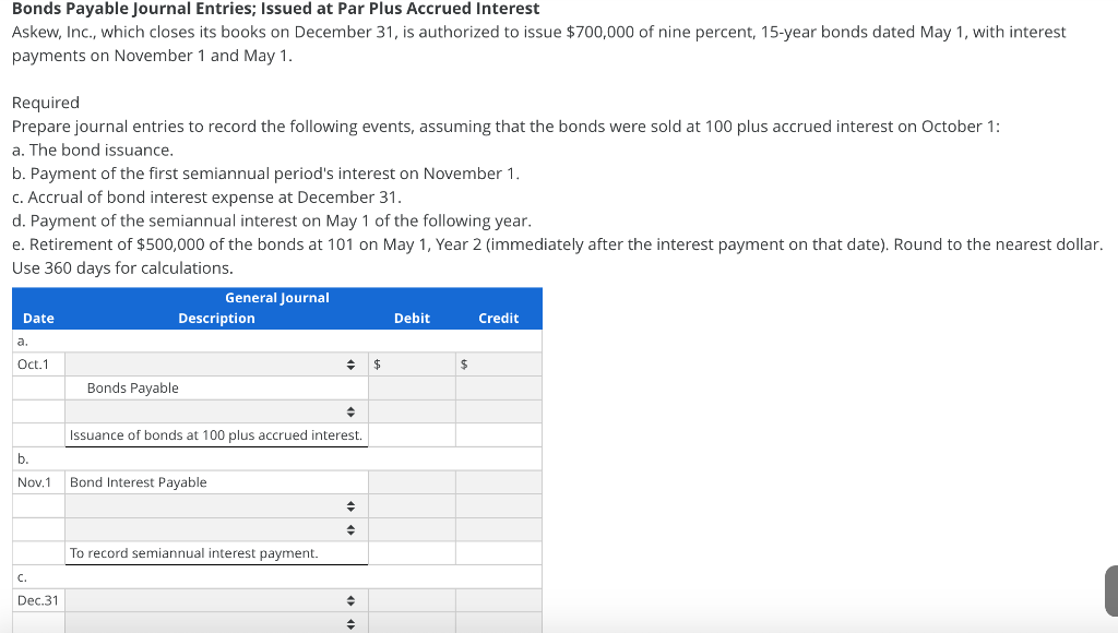 solved-bonds-payable-journal-entries-issued-at-par-plus-chegg