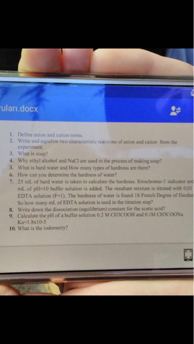 Solved Ular docx 1 Define Anion And Cation Terms 2 Write Chegg