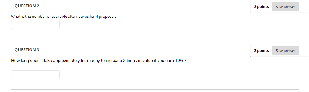 Solved QUESTION 2 2 points Save Answer What is the number of | Chegg.com