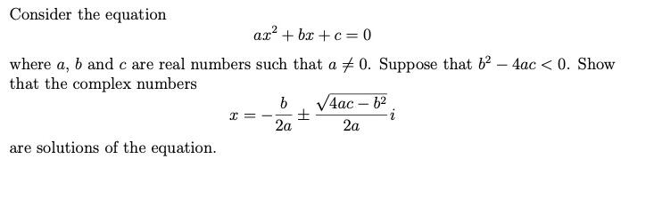 Solved Consider the equation ax? +bx+c=0 where a, b and c | Chegg.com