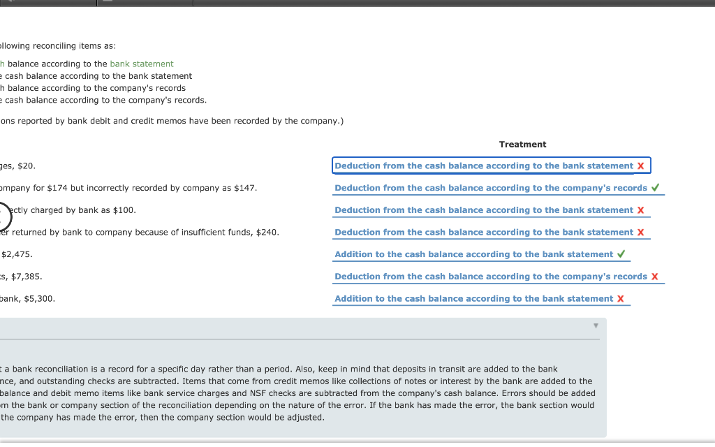 solved-bank-reconciliation-identify-each-of-the-following-chegg