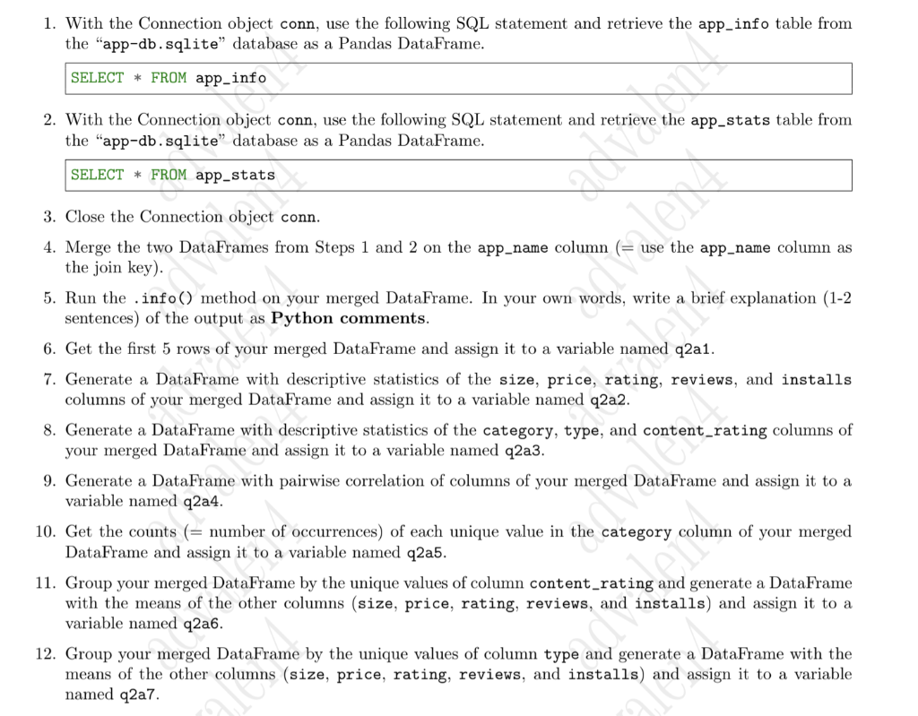3. Establish a connection with the database by | Chegg.com