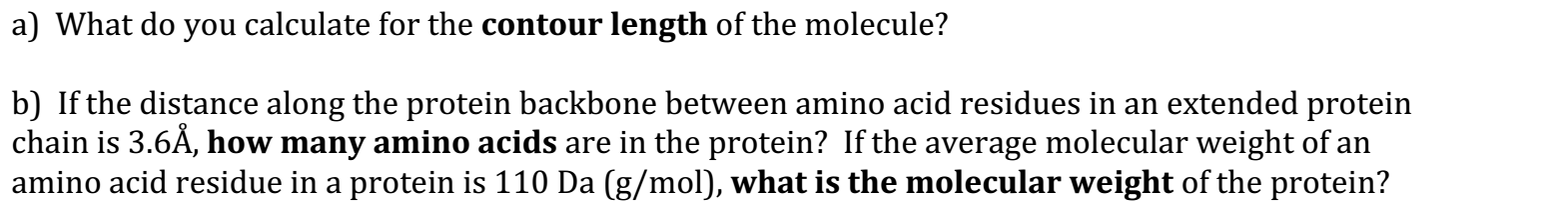 Solved 6) Suppose an unfolded protein acts like a | Chegg.com