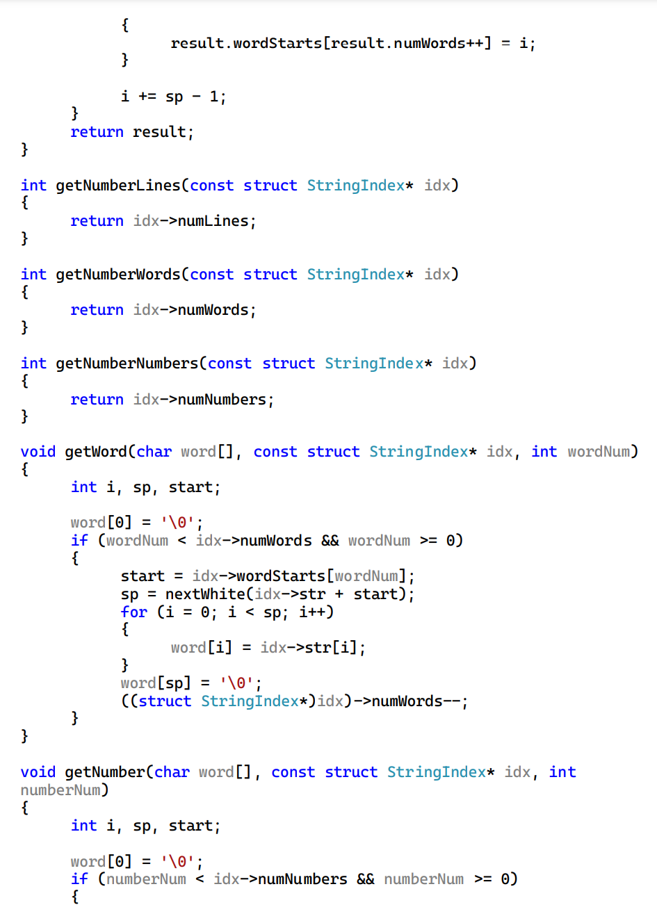 Solved C code. No errors in the code when you run it, but | Chegg.com