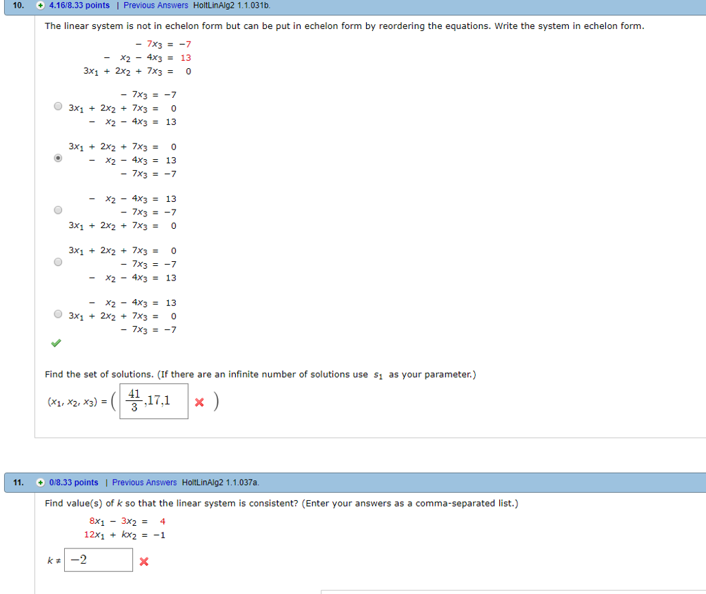 Solved Can someone help me with these linear algebra | Chegg.com