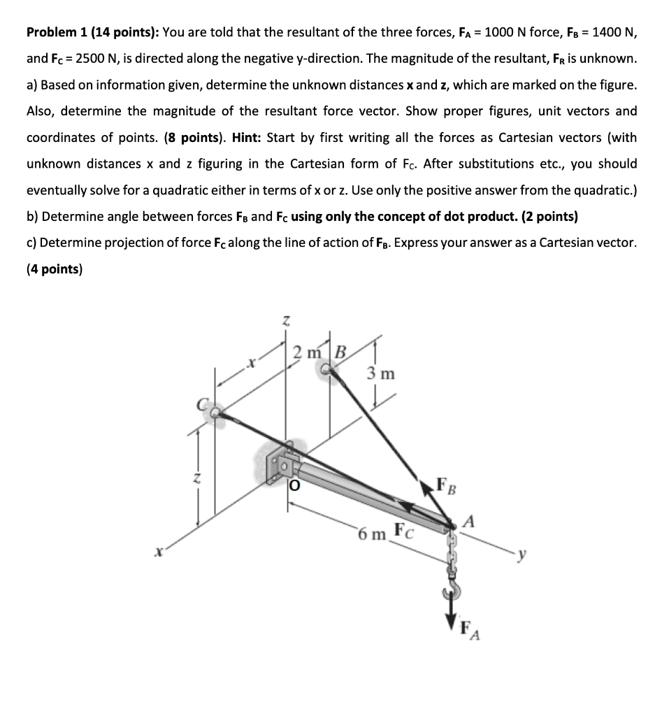 Solved Problem 1 14 Points You Are Told That The Resul Chegg Com