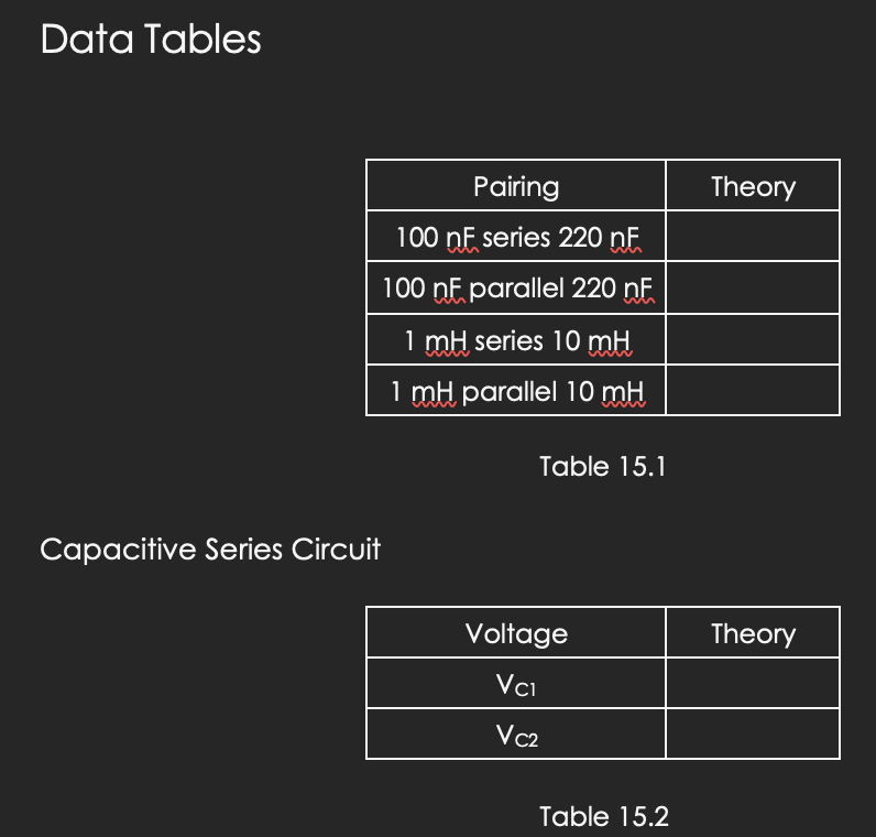 Solved 9 Capacitors and Inductors Objective The objective of
