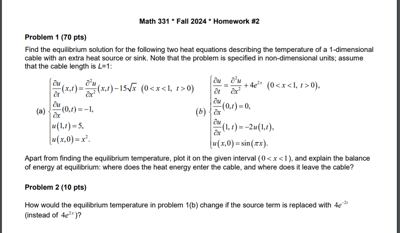 Solved Please show steps for 1 ﻿A), ﻿B), ﻿and 2. | Chegg.com