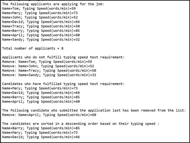 Solved Design and implement a Java application that helps a | Chegg.com