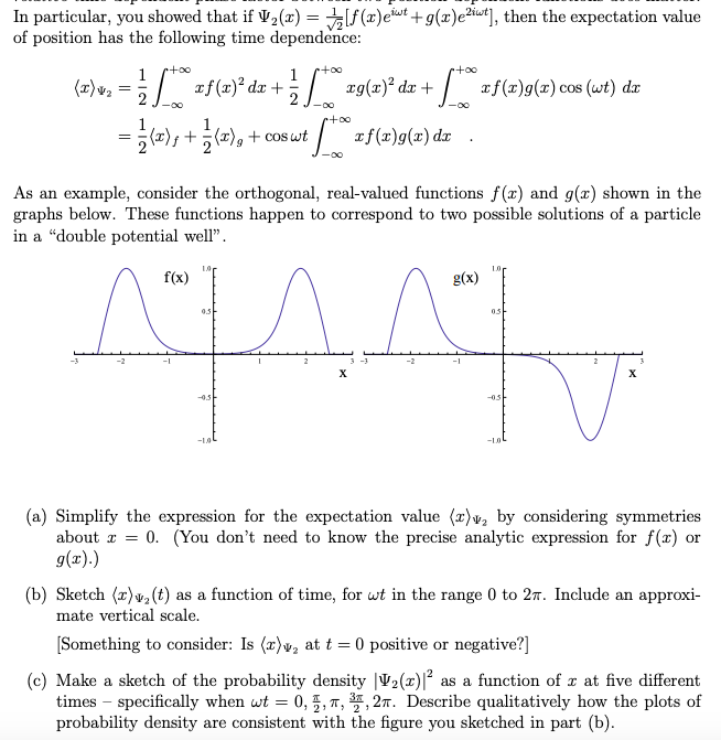 Solved In Particular You Showed That If Vz X Dalf T Chegg Com