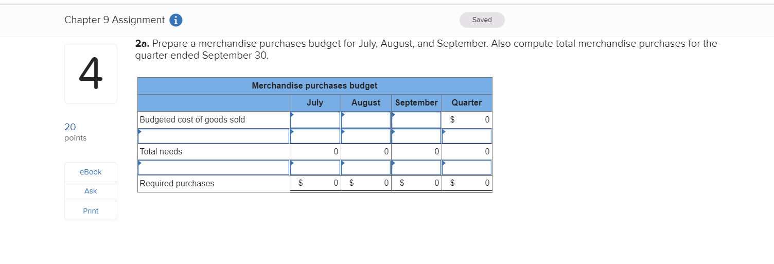 Solved Chapter 9 Assignment i Problem 9-17 Schedules of | Chegg.com