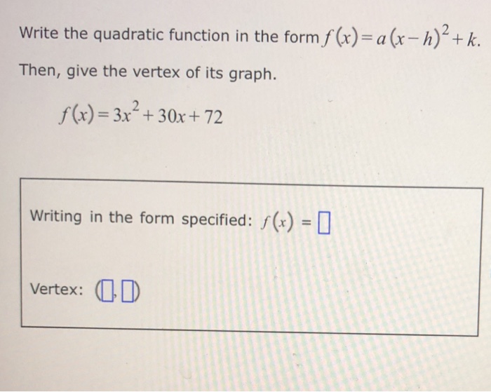 quadratic function formula domain and range of quadratic function worksheet