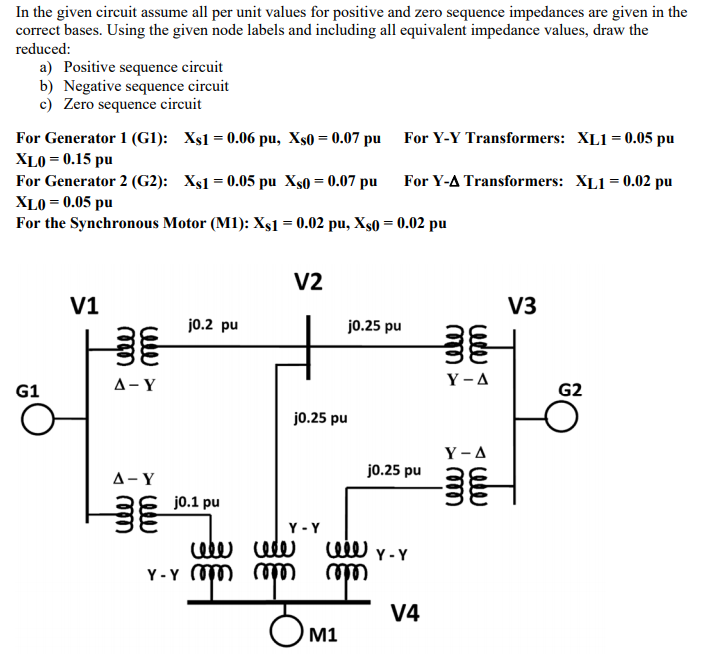 Solved In the given circuit assume all per unit values for | Chegg.com
