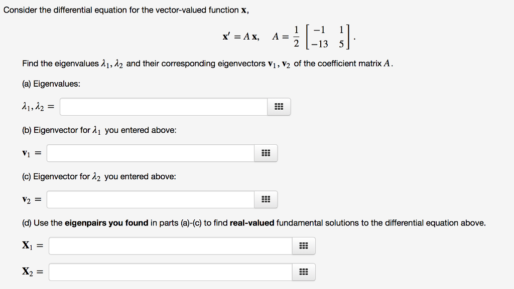 Solved Consider the differential equation for the | Chegg.com
