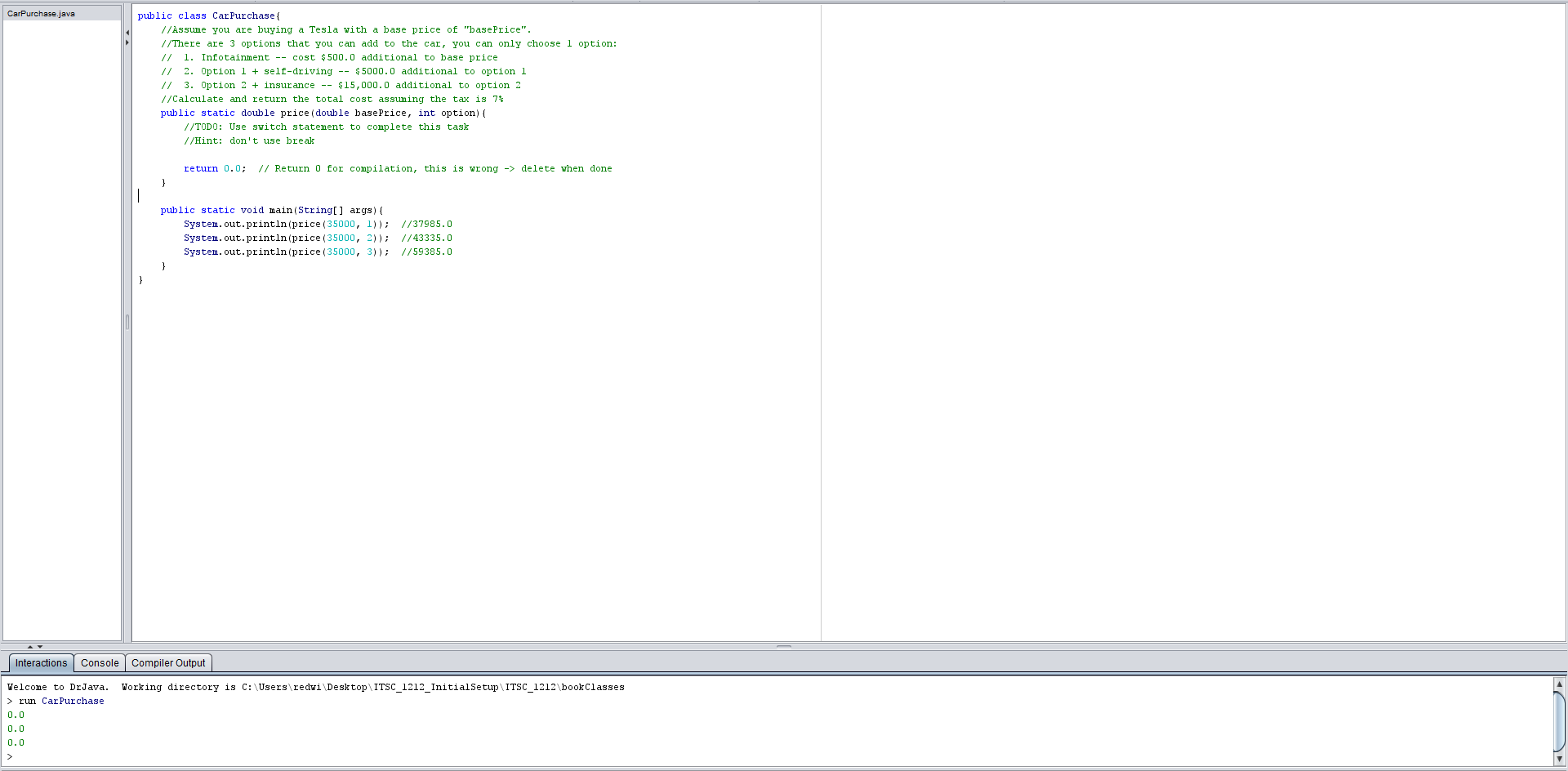 Solved I need help with this java program. I included the | Chegg.com