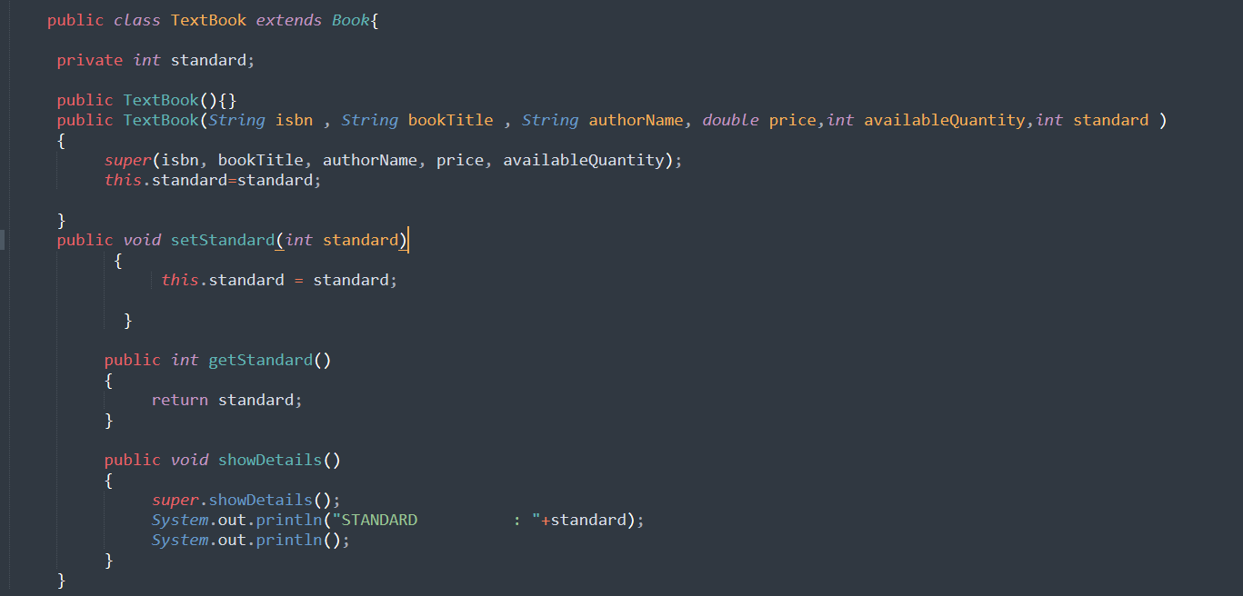Solved My problem is my java code doesn't giving the value | Chegg.com