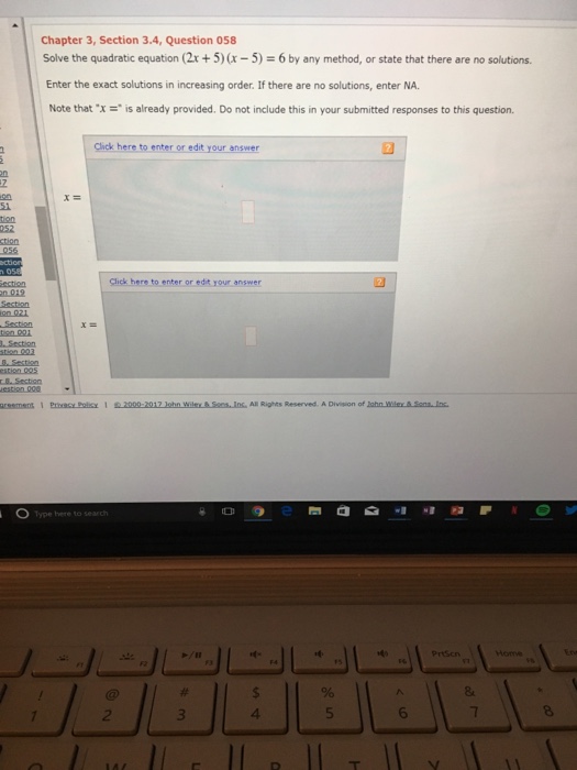 Solved Chapter 3, Section 3.4, Question 058 Solve the | Chegg.com